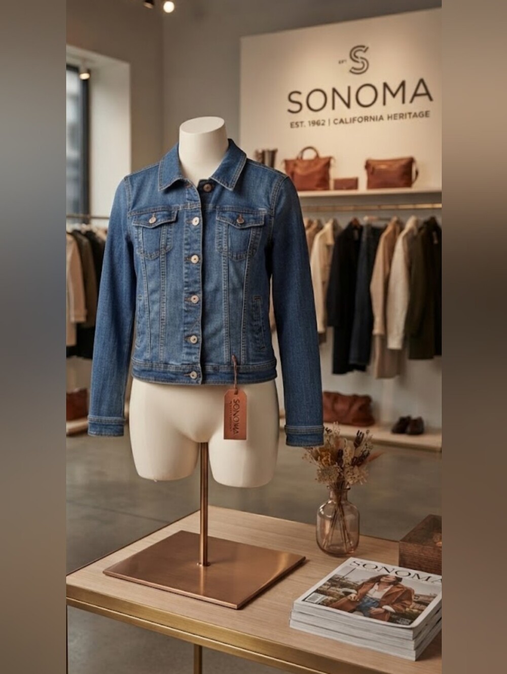 Sonoma Denim Jacket: Classic Style & Everyday Versatility Size XL